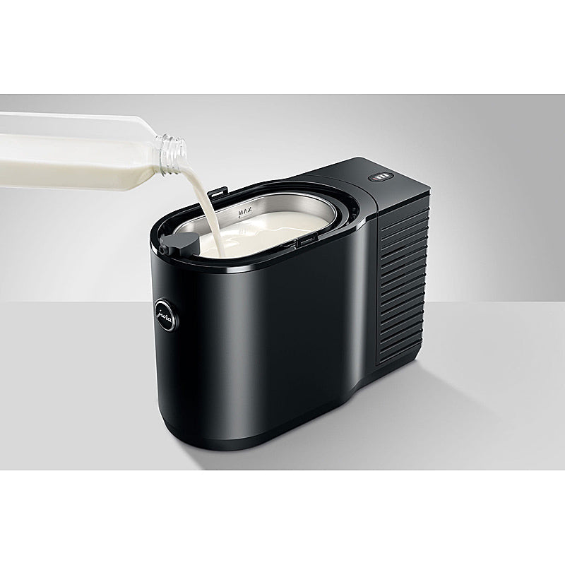 JURA Cool Control Milchkühler 2,5L in Schwarz mit Edelstahldeckel und digitaler Temperaturanzeige