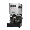Gaggia Classic E24 Siebträgermaschine in gebürstetem Edelstahl mit 58mm-Siebträger