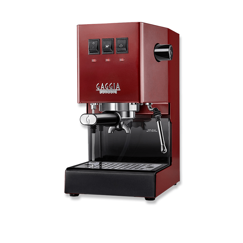 Gaggia Classic E24 Siebträgermaschine in gebürstetem Edelstahl mit 58mm-Siebträger