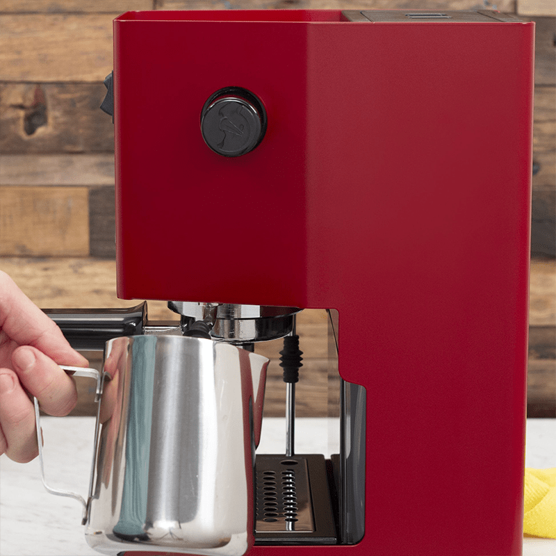 Gaggia Classic E24 Siebträgermaschine in gebürstetem Edelstahl mit 58mm-Siebträger