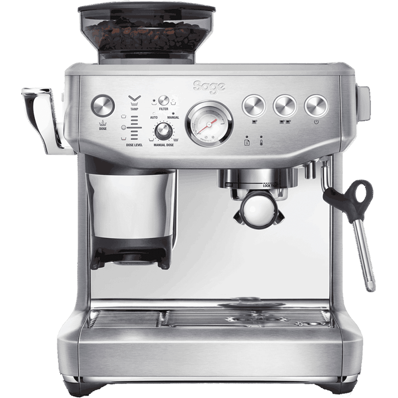 Sage Barista Express Impress Espressomaschine mit integriertem Mahlwerk in Silber