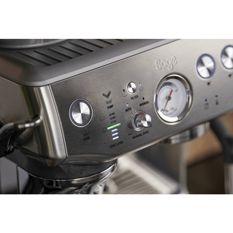 Sage Barista Express Impress Espressomaschine mit integriertem Mahlwerk in Silber