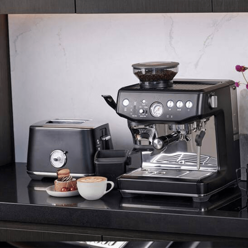 Sage Barista Express Impress Espressomaschine mit integriertem Mahlwerk in Silber