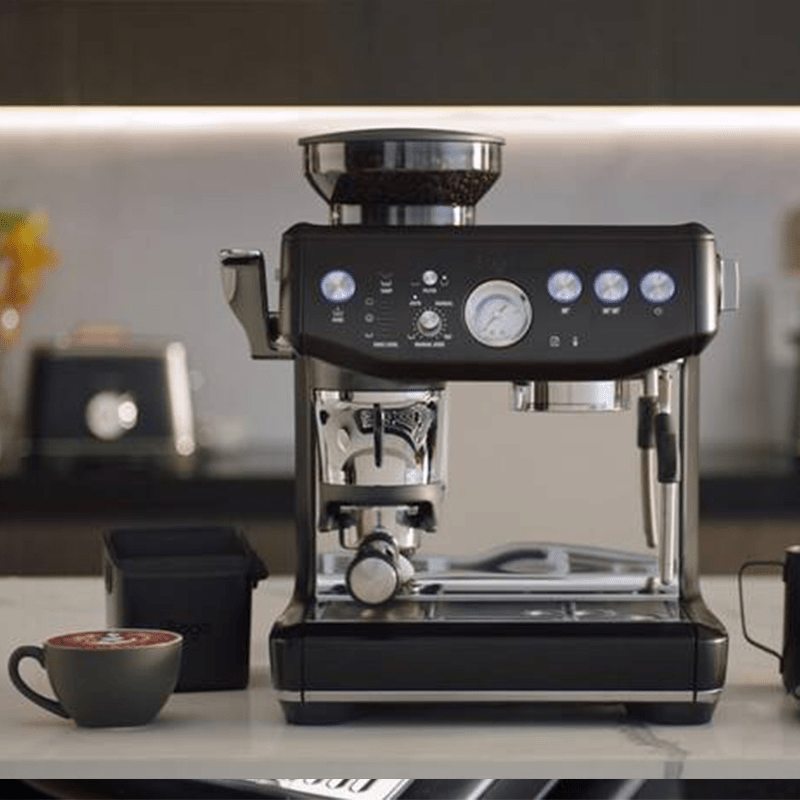 Sage Barista Express Impress Espressomaschine mit integriertem Mahlwerk in Silber