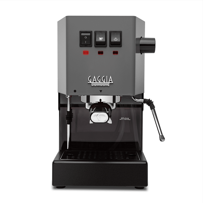 Gaggia Classic E24 Siebträgermaschine in gebürstetem Edelstahl mit 58mm-Siebträger