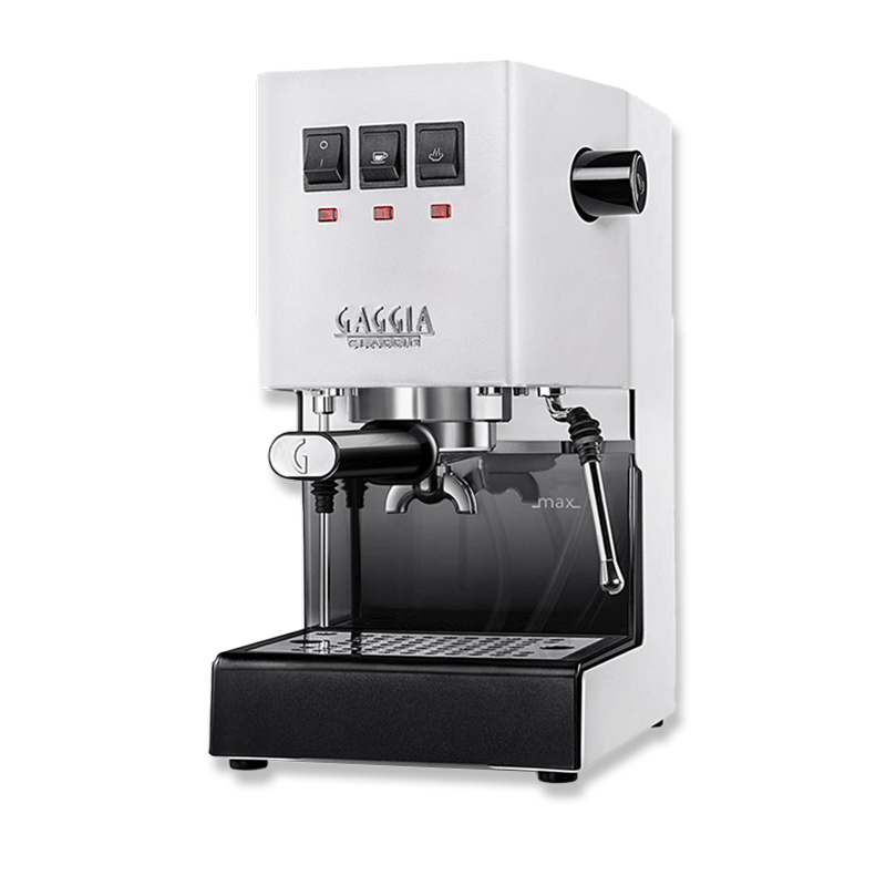 Gaggia Classic E24 Siebträgermaschine in gebürstetem Edelstahl mit 58mm-Siebträger