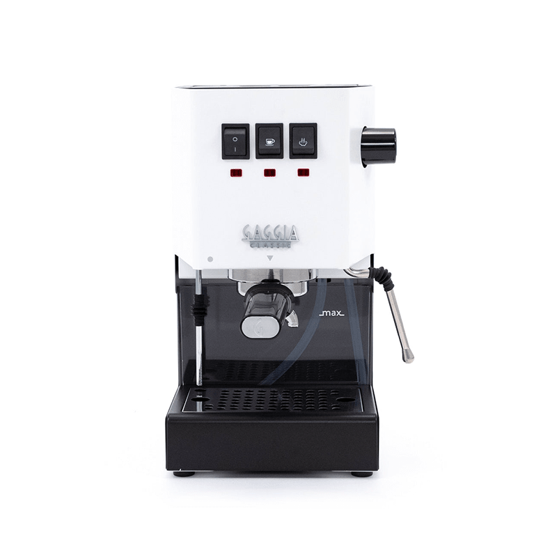 Gaggia Classic E24 Siebträgermaschine in gebürstetem Edelstahl mit 58mm-Siebträger