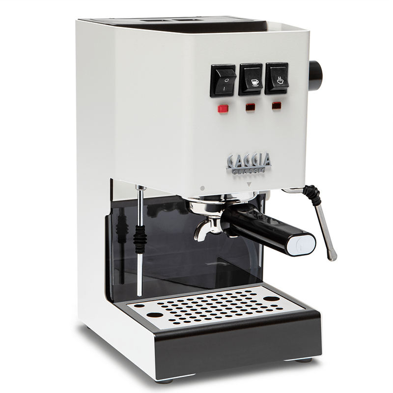 Gaggia Classic E24 Siebträgermaschine in gebürstetem Edelstahl mit 58mm-Siebträger