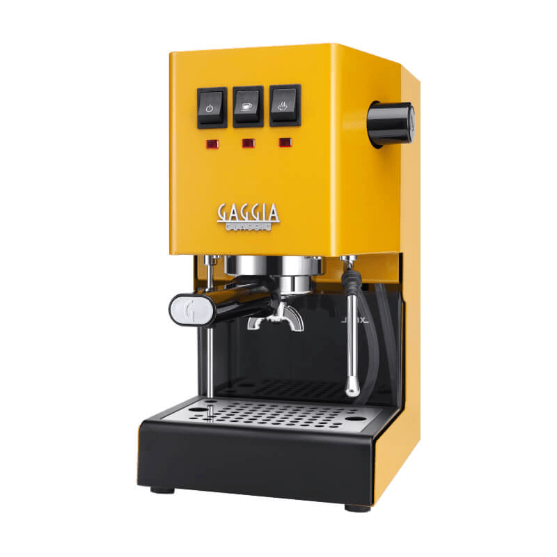 Gaggia Classic E24 Siebträgermaschine in gebürstetem Edelstahl mit 58mm-Siebträger