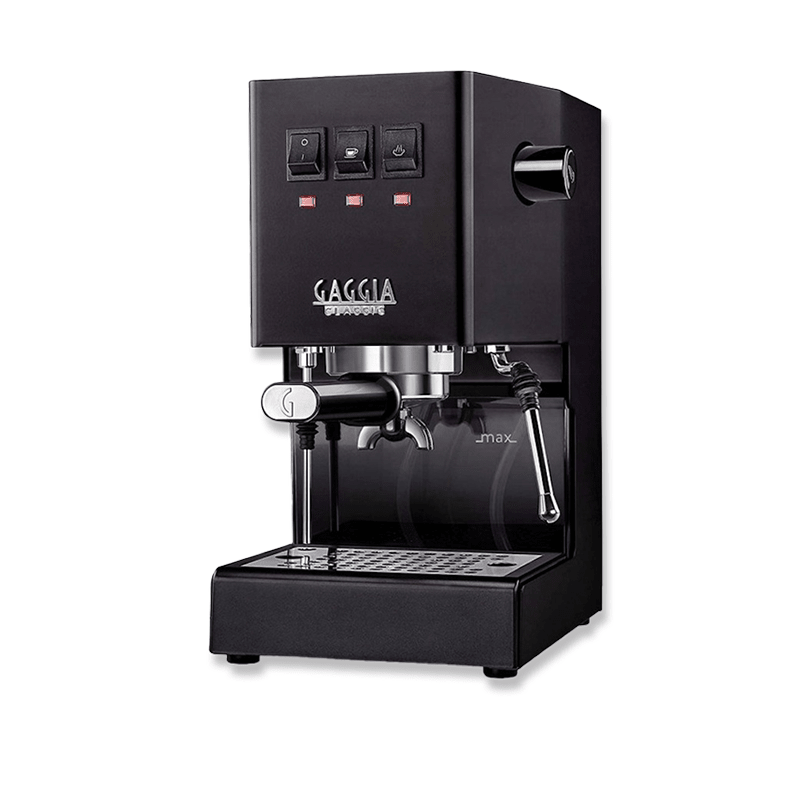 Gaggia Classic E24 Siebträgermaschine in gebürstetem Edelstahl mit 58mm-Siebträger