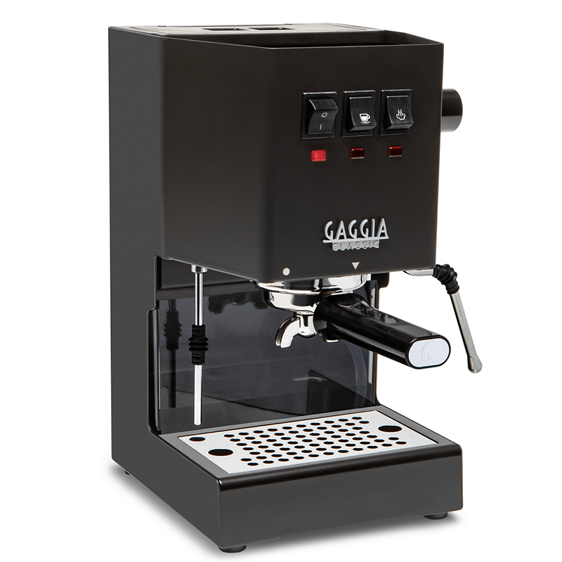 Gaggia Classic E24 Siebträgermaschine in gebürstetem Edelstahl mit 58mm-Siebträger