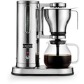 Aarke Filterkaffeemaschine aus Edelstahl mit Glaskanne und minimalistischem Design