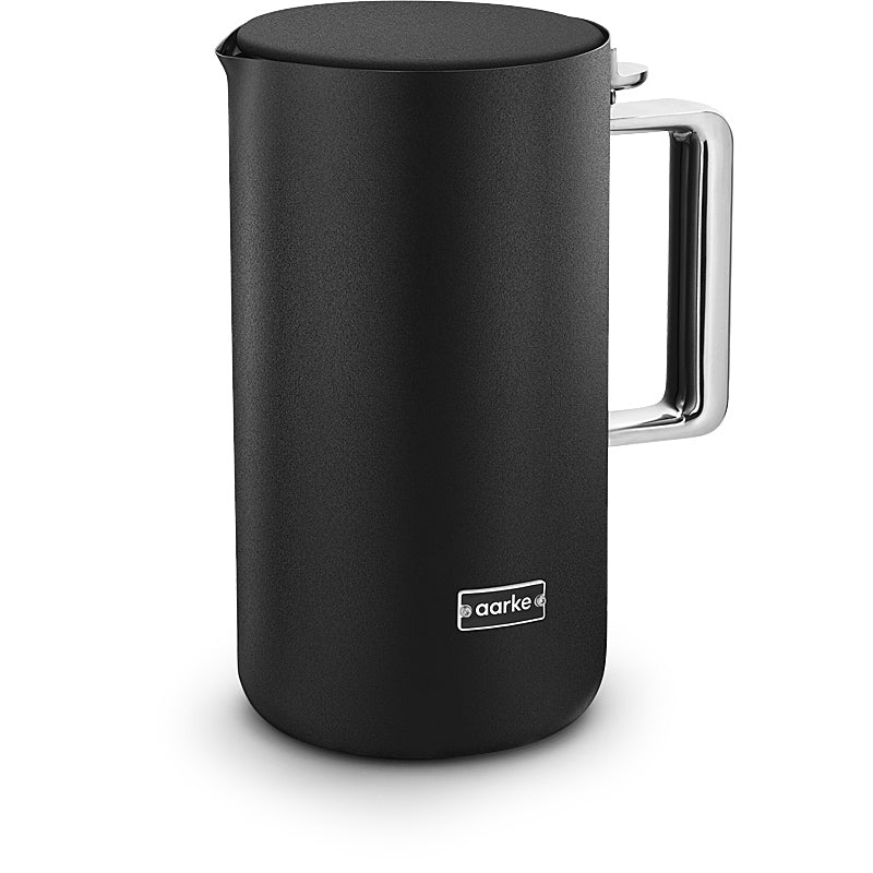 Aarke Wasserkocher in Matte Black mit LED-Temperaturanzeige und variabler Temperaturwahl