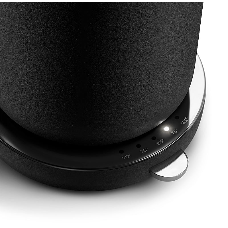 Aarke Wasserkocher in Matte Black mit LED-Temperaturanzeige und variabler Temperaturwahl
