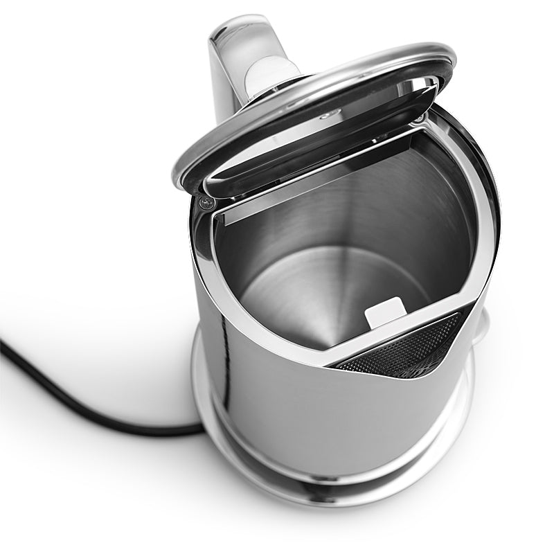 Aarke Wasserkocher aus Edelstahl mit minimalistischem Design und tropffreiem Ausguss