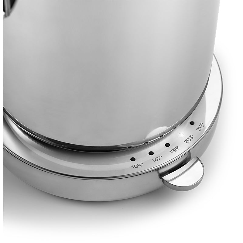 Aarke Wasserkocher aus Edelstahl mit minimalistischem Design und tropffreiem Ausguss