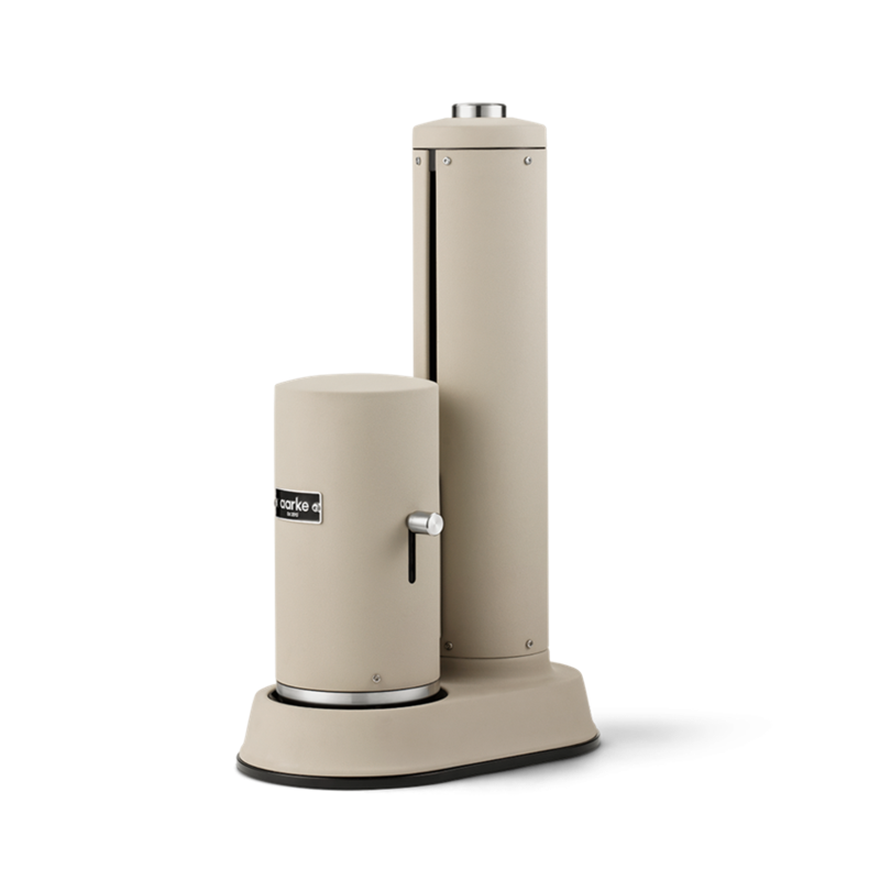 Aarke Carbonator Pro Wassersprudler in Sand-Optik mit Glasflasche