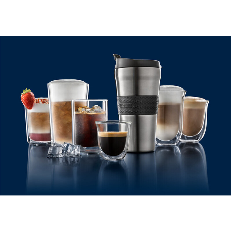 De'Longhi Eletta Explore Kaffeevollautomat in Titan mit TFT-Touchdisplay