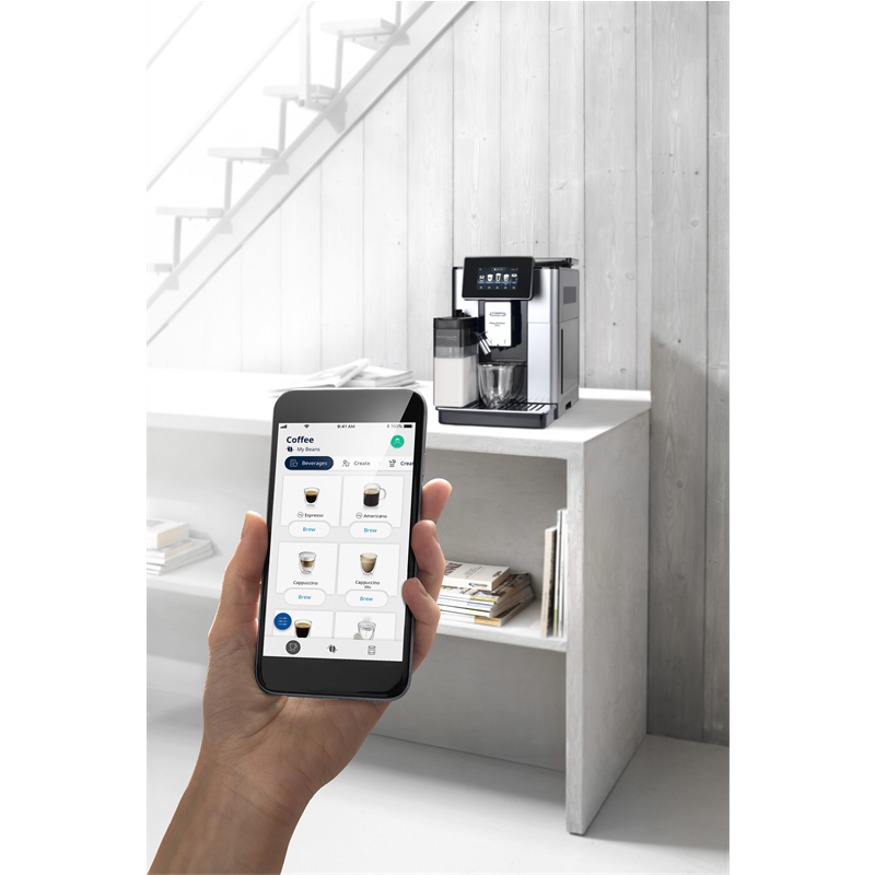 De'Longhi PrimaDonna Soul Kaffeevollautomat mit LatteCrema-System und Touchdisplay