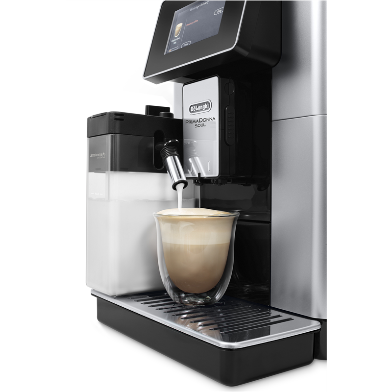De'Longhi PrimaDonna Soul Kaffeevollautomat mit LatteCrema-System und Touchdisplay